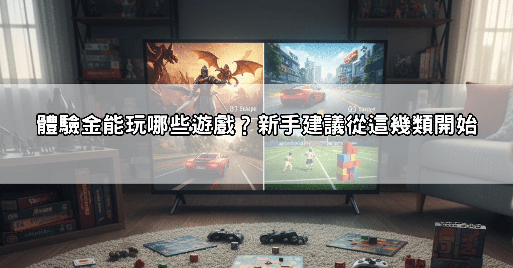 體驗金能玩哪些遊戲？新手建議從這幾類開始