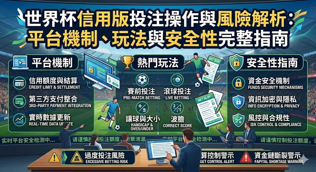 世界杯信用版投注操作與風險解析：平台機制、玩法與安全性完整指南