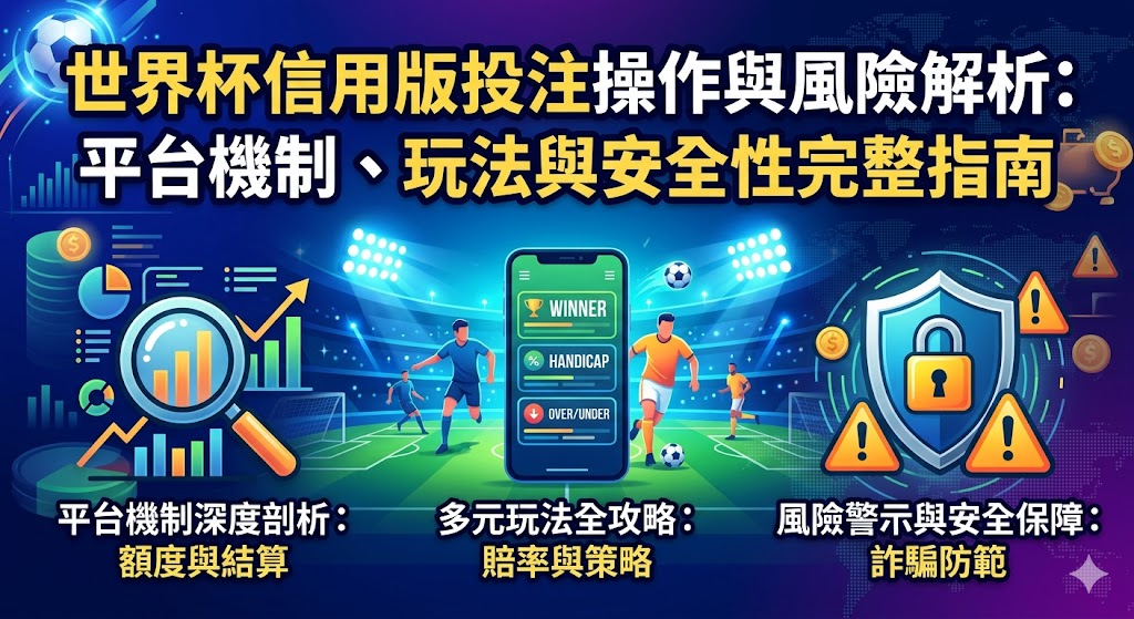 世界杯信用版投注操作與風險解析：平台機制、玩法與安全性完整指南